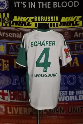 £28.79 • Buy 4/5 VfL Wolfsburg XXS 2009 #4 Schäfer Signed Football Shirt Jersey Trikot Soccer