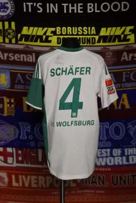 £28.79 • Buy 4/5 VfL Wolfsburg XXS 2009 #4 Schäfer Signed Football Shirt Jersey Trikot Soccer