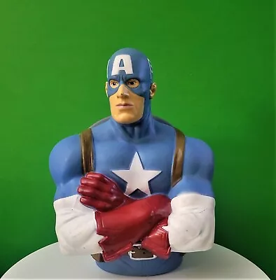 Marvel Avengers Captain America Coin Bank Figure 6  Piggy Bank • $19.95