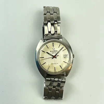 £295 • Buy Vintage Eterna Sonic Electronic Mens Wristwatch Watch Stainless Steel
