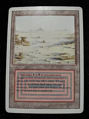 1994 Magic MTG Revised Dual Land Badlands X1 VF-NM7 • $269.95