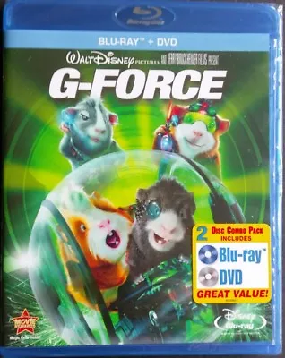 G-Force (Blu-ray/DVD 2010 2-Disc Set) Walt Disney Brand New Factory Sealed • $6.64