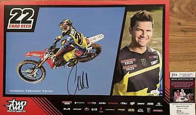 Chad Reed Autographed Signed Shift Two Two Motocross Supercross Promo Poster JSA • $177.77