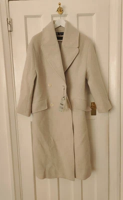 $97.64 • Buy Zara Manteco Italian Coat Size UK S
