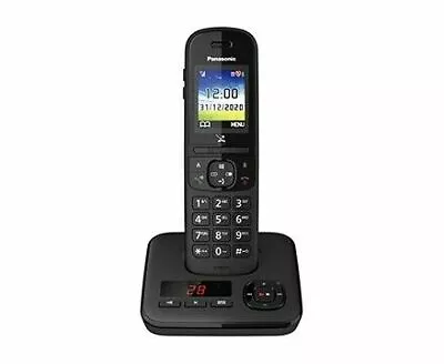 Panasonic KX-TGH724EB Cordless Home Phone Answer Machine Quad Call Blocker Black • £129.99