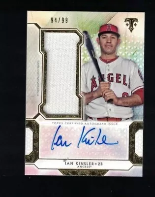 Ian Kinsler 2018 Topps Triple Threads Auto Jumbo Relic  #94/99 • $11.99