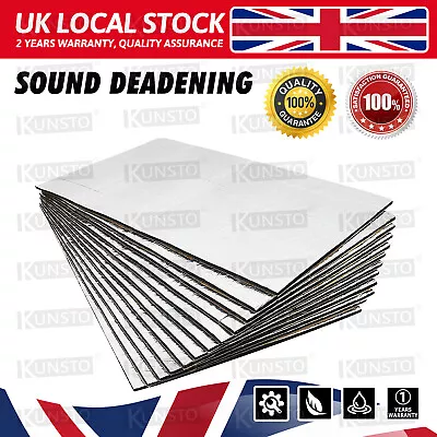 0.4M * 0.25M Sound Deadening For VW Camper Van Aluminum Foil Audio Panel Mat UK • £14.54