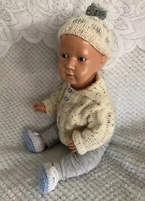 Vintage Celluloid Doll Made In Germany Turtle Mark 20” Glass Eyes • $80