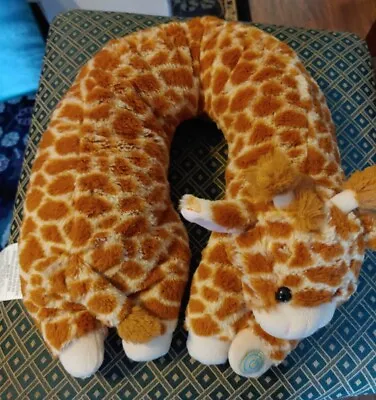 Giraffe~Neck Massager /Support Pillow Animal Plush~Vibrating~Soft • $10.95
