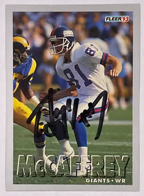 1993 Fleer Ed McCaffrey Auto #437 • $7.99