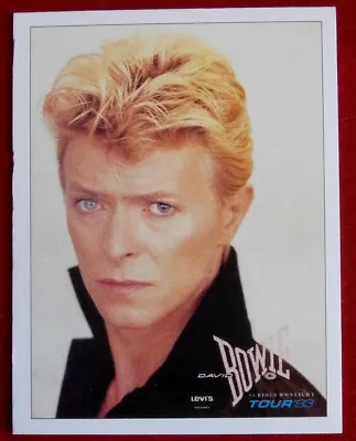 £6.99 • Buy DAVID BOWIE - Trading Card - Card #12 - Serious Moonlight Tour 1983