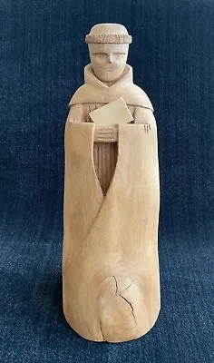Leo Salazar Hand-Carved Wood Sculpture ~ Taos New Mexico • $750