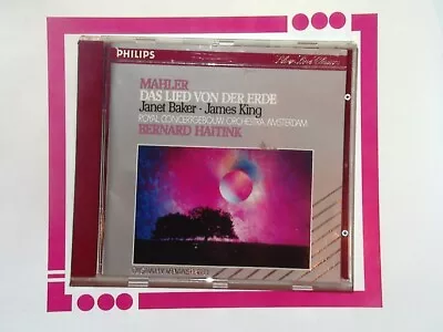 Janet Baker James King	Mahler:Das Lied Von Der Erde CD Mint • £19.99