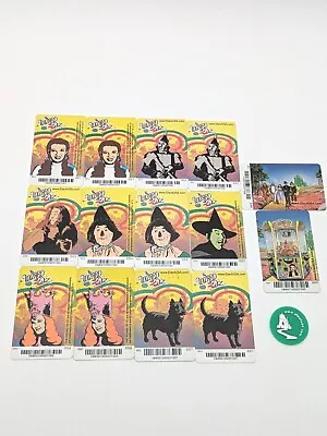 Elaut Coin Push Arcade The Wizard Of Oz Card Lot W 2 Toto & Token ~ With Barcode • $40