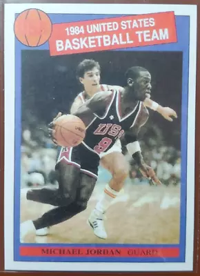 Michael Jordan USA Olympics 1984 United States #2 Rookie 1985 Star #9 Bulls • $20