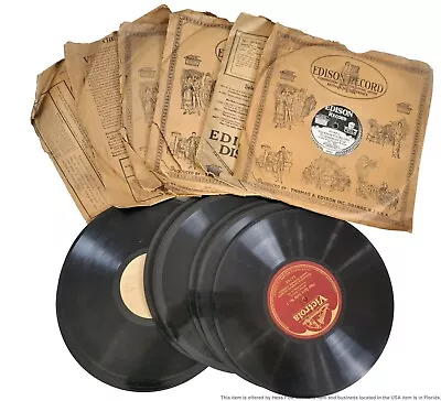 Set Of 20 78 RPM Records Victor Okeh Columbia Victrola Edison Hawaiian German • $0.99