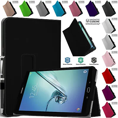 Samsung Galaxy Tab S2 9.7 Flip Case Magnetic Leather Cover Smart SM-T810 SM-T815 • £5.99