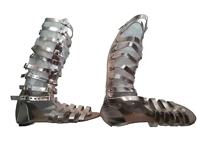 Gladiator Sandals Knee High Strappy Roman Size 6  Sbd • $21.80