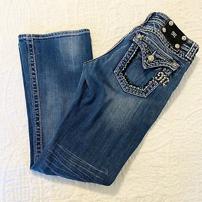 Miss Me Easy Boot Jeans JES759EL Size 27 POCKETS • $25