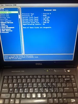 $49.99 • Buy Dell Inspiron 2200 Laptop Celeron M@1.6GHz 256MB Boots W/ DVD/CD-RW