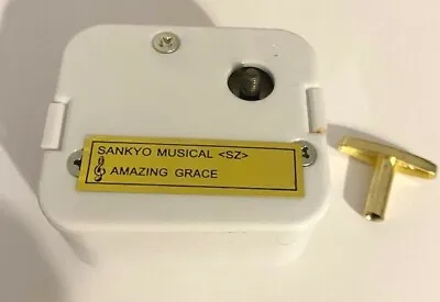 Sankyo Music Box Movements Mechanism Plays Amazing Grace Religious Tune • $9.99