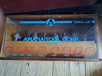 Amana AMS-211 Carbide Tipped Router Bit Set 1/2  Shank • $46.95