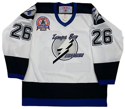 Martin St. Louis Ccm 2004 Tampa Bay Lightning Stanley Cup Jersey Size L • $279.99