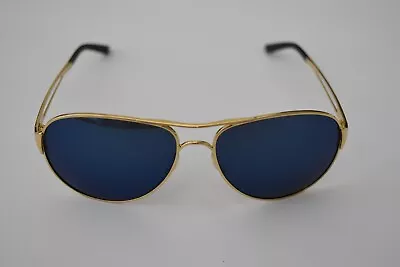 OAKLEY Caveat Polished Gold Ice Iridium OO4054-16 60-14-137 Sunglasses • $89.99