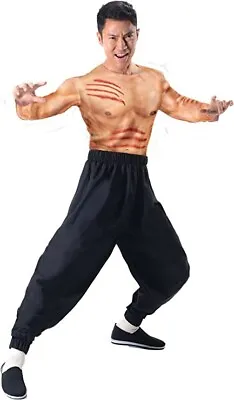 Underwraps Bruce Lee Muscles Martial Arts Mens Gung Fu Adult Halloween Costume • $61.18