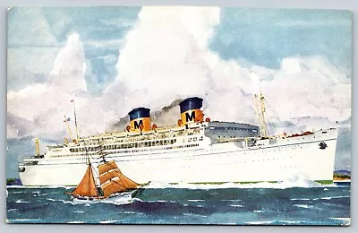 Matson Line - S.S. Lurline Luxury Liner Ship Postcard • $4.99