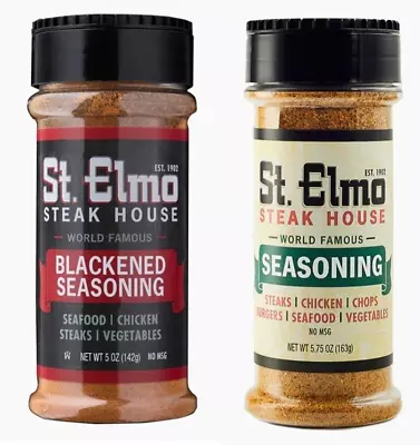 St. Elmo World Famous Steak House Seasoning  Variety 2-Pack • $28.95