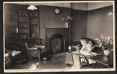 Postcard Middlesex Hospital Convalescent Home Clacton-on-sea Sitting Room 1949 • £1.80