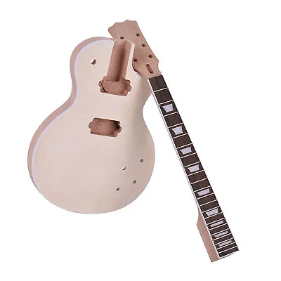 LP Style DIY Electric Guitar Kit Mahogany Body & Neck Build Your Own Guitar V7B3 • $105.79