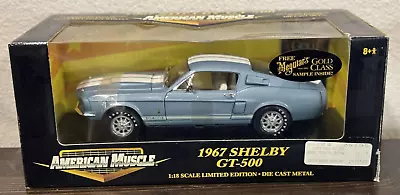 Limited Edition 1:18 Ertl American Muscle 1967 Shelby GT-500 Die Cast New Sealed • $75