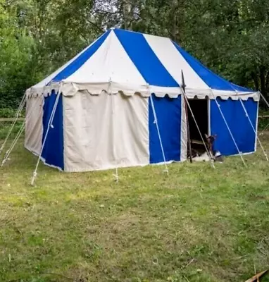Medieval Burgundian Knight 6X4 M Functional WaterProof Tent Camping Larp Event • $1655.99