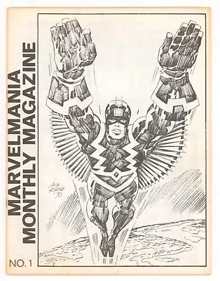 MARVELMANIA MAGAZINE #1 F Fanzine Jack Kirby C Steranko Comics 1970 • $120