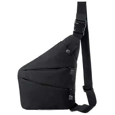 Men Crossbody Shoulder Chest Bag Mobile Wallet Storage Bag For Hiking Camping • $12.99