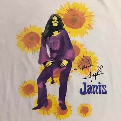 Janis Joplin Singer 90s Gift For Fan White S-2345XL Unisex T-Shirt V027 • $22.99