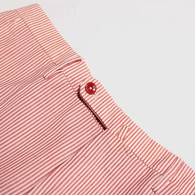 Incotex NWT Dress Pants Size 30 US In Red Striped 100% Wool Matty M Fit • $262.49