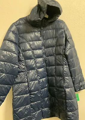 ⚡️Aventure Ladies' 3/4 Length Puffer Jacket - Blue (XL) • $44.99