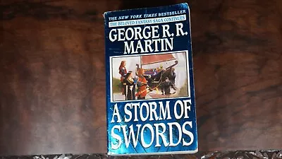 A Storm Of Swords George RR Martin 2003 Bantam 1st Ed Game Of Thrones Paperback • $14.99