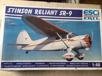 $12.74 • Buy Vintage Esci/ertl 1/48 Stinson  Reliant - Shrinkwrapped, New !!