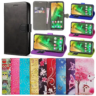 FOR Samsung Galaxy A10 A20e A40 A50 A51 A71 PU Leather Wallet Flip Case Cover • £3.25