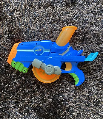 Nerf Buzzsaw Toy Gun Discontinued Ball Shooter Pull Back 2006 Blaster Kids Toy • $25