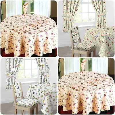 Fruits Butterfly Table Cloths Kitchen Dining Room Linen Round Square Rectangle • £9.95