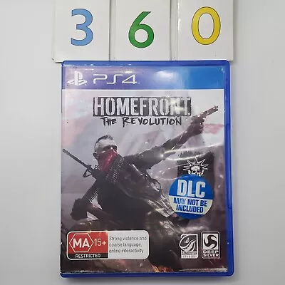 Homefront The Revolution PS4 Playstation 4 Game Oz360 • $12.95