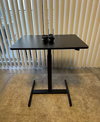 Small Adjustable Standing Mobile Desk! • $70