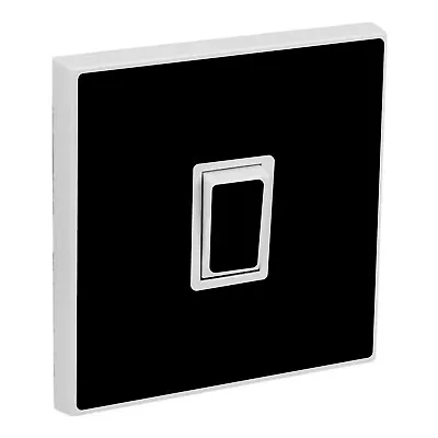 Plain Light Switch Gloss Vinyl Skin Cover Decal Living Bedroom Living Stickers • £2.05