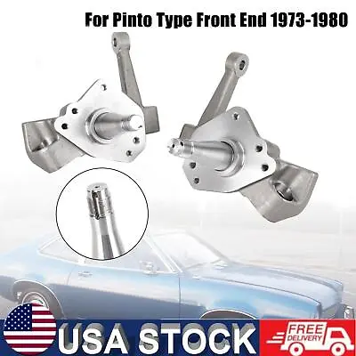 Left+Right Hot Rod 2  Drop Spindles Fit Ford Pinto Mustang II 74-78 Forged Steel • $119.65