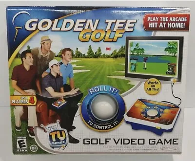 Golden Tee Golf Home TV Edition Plug & Play Video Game Jakks 2011 Brand New • $189
